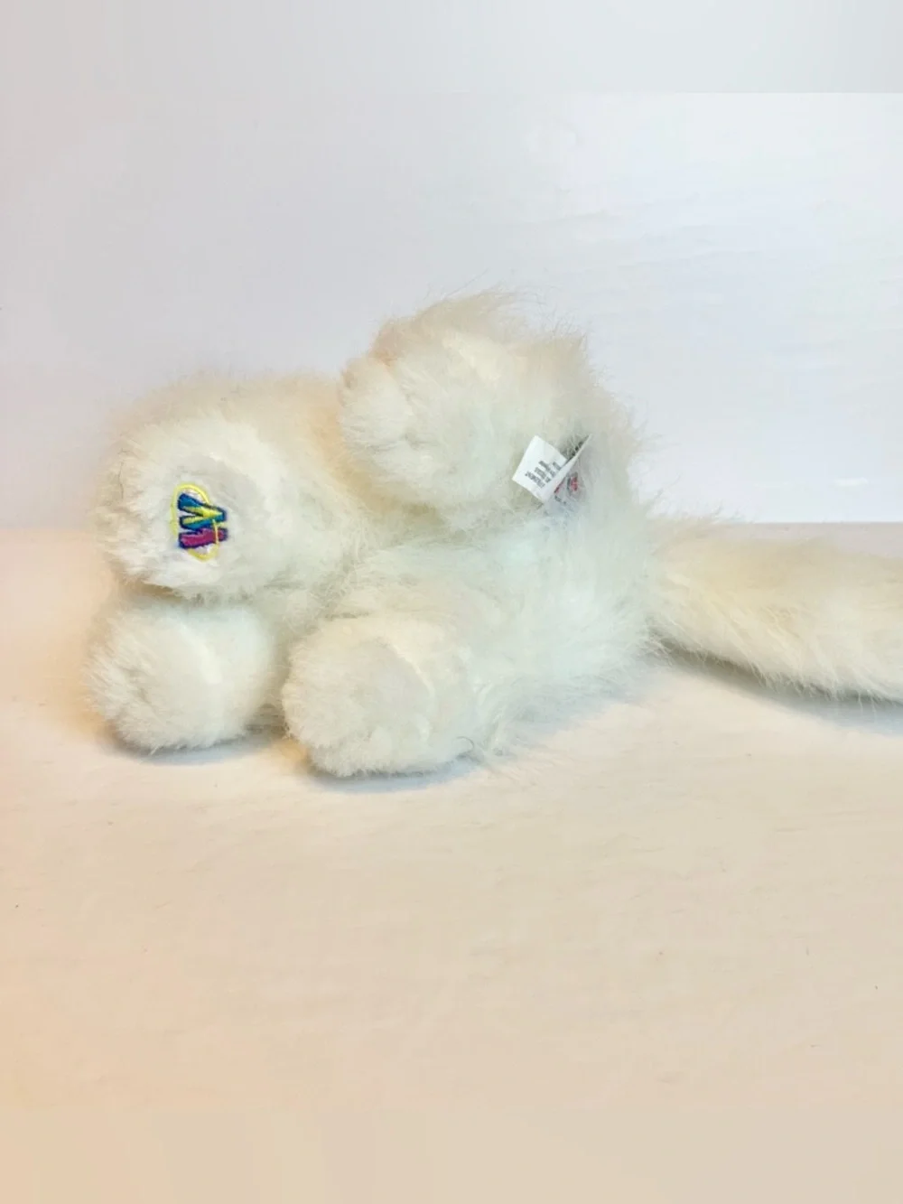 Ganz Webkinz HM110 PERSIAN‎ CAT White Plush Kitty Cat Stuffed Animal NO CODE